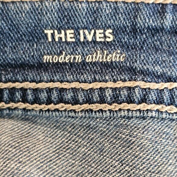 AG Adriano Goldschmied Jeans The Ives Modern Athletic Straight Denim 34R 35x29 - Picture 9 of 13